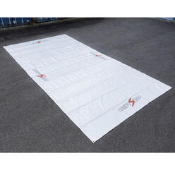 DriftShop 3.5x6.5 m PVC Floor Tarpaulin with Eyelets